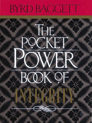 cover image of The Pocket Power Book of Integrity